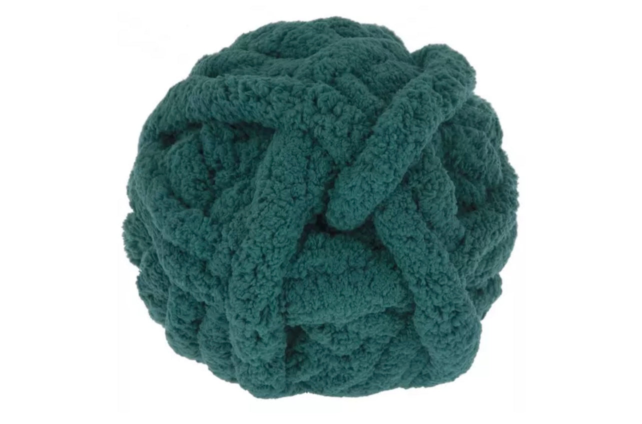 Hand Knit Chunky Blanket