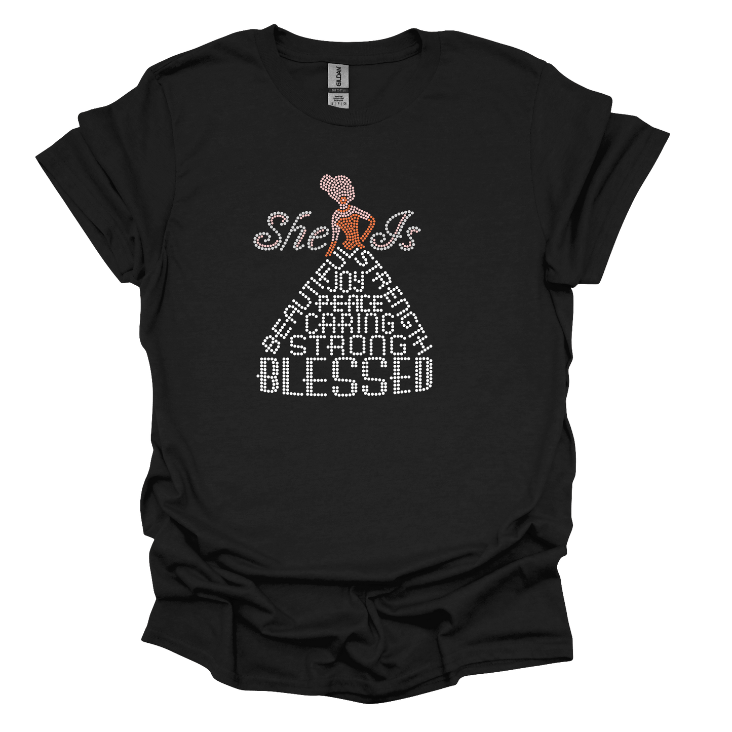 She Is Blessed Rhinestone T-Shirt