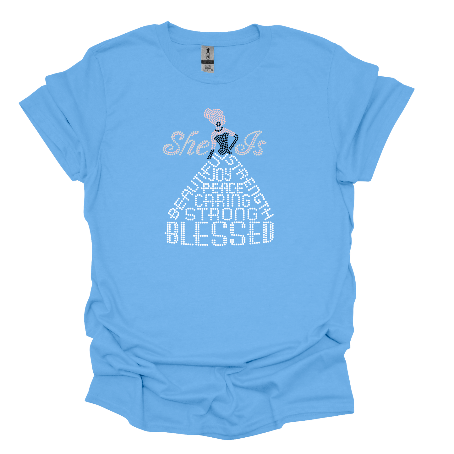 She Is Blessed Rhinestone T-Shirt