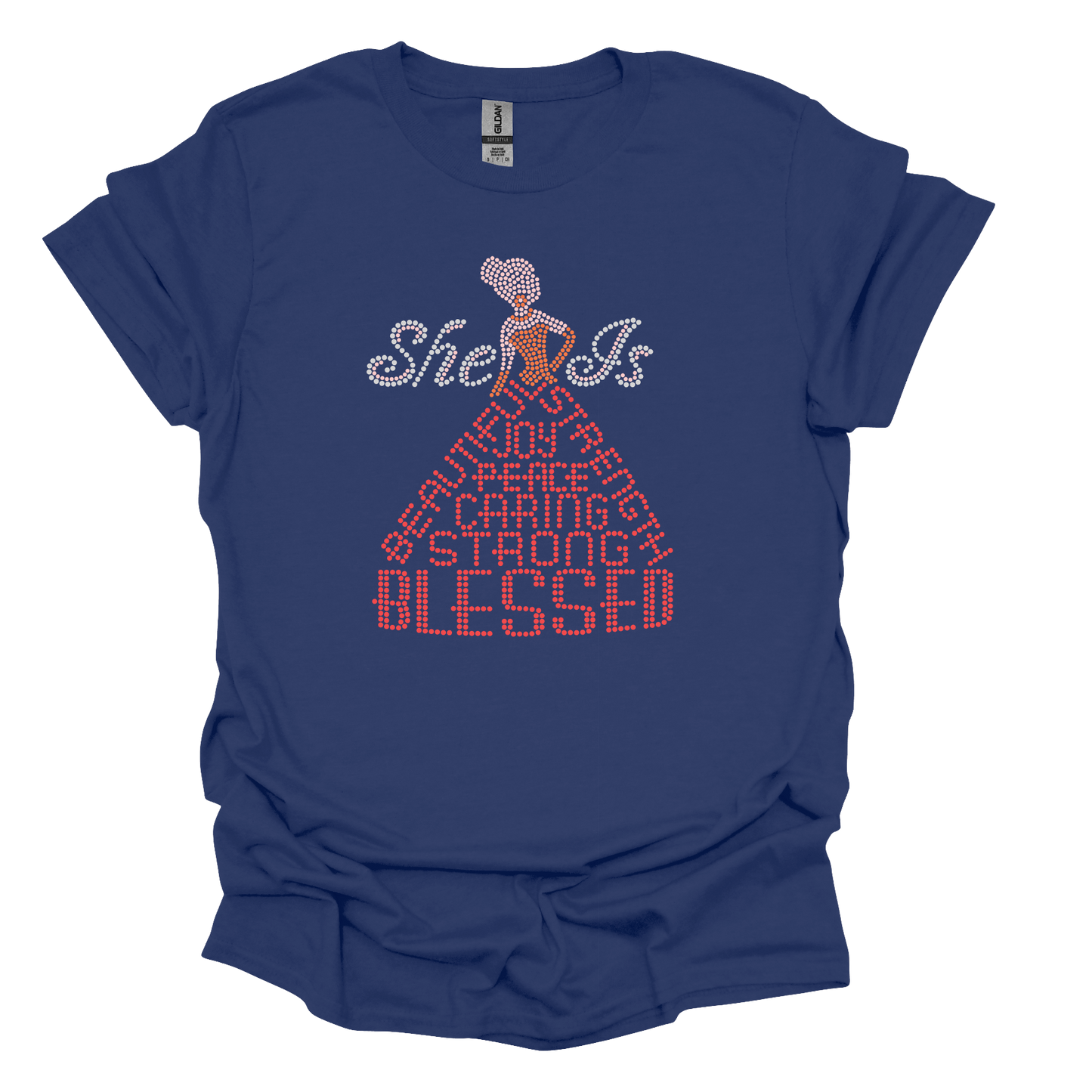 She Is Blessed Rhinestone T-Shirt