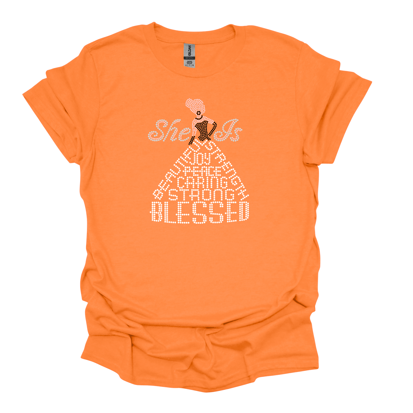 She Is Blessed Rhinestone T-Shirt