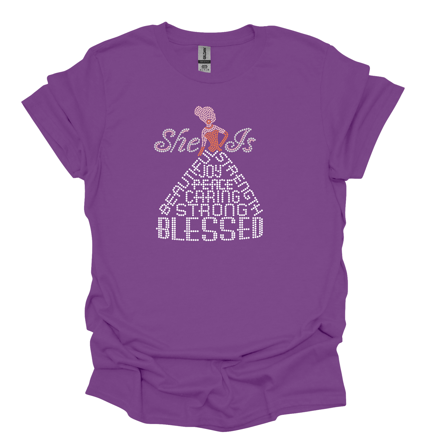 She Is Blessed Rhinestone T-Shirt