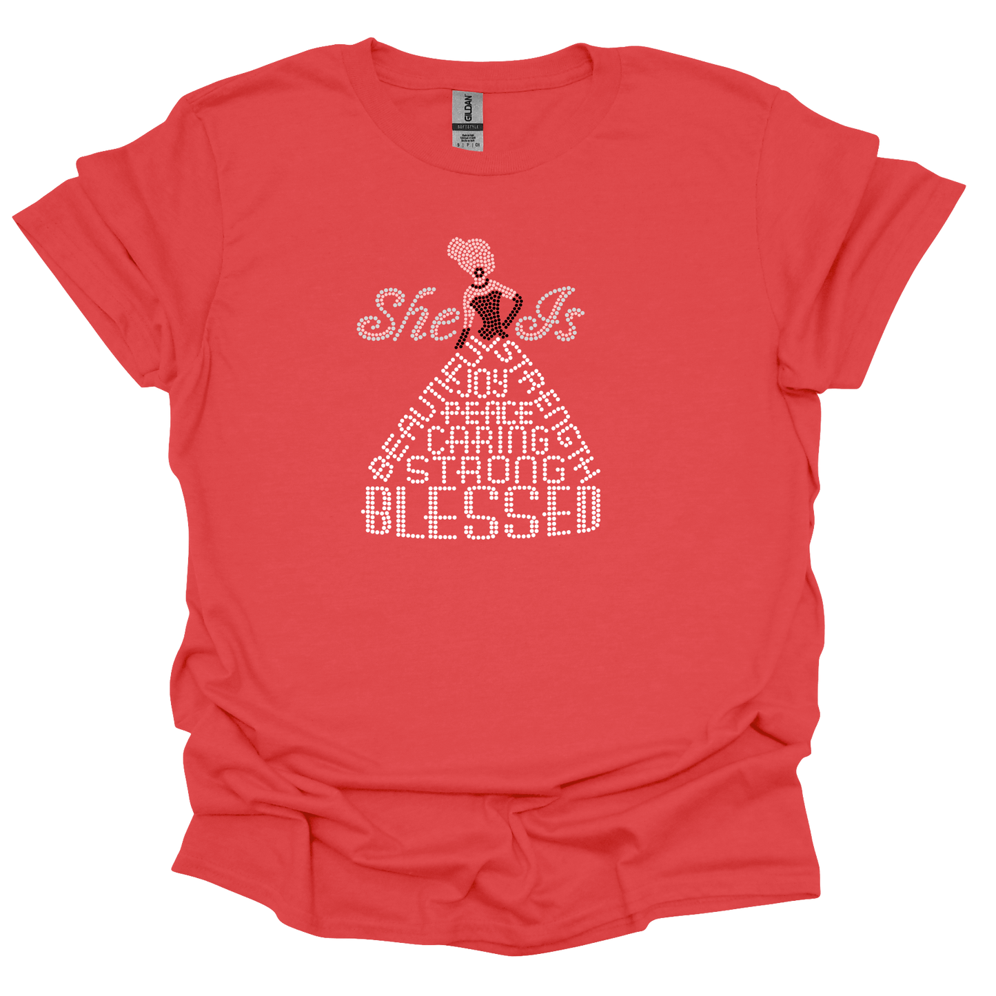 She Is Blessed Rhinestone T-Shirt