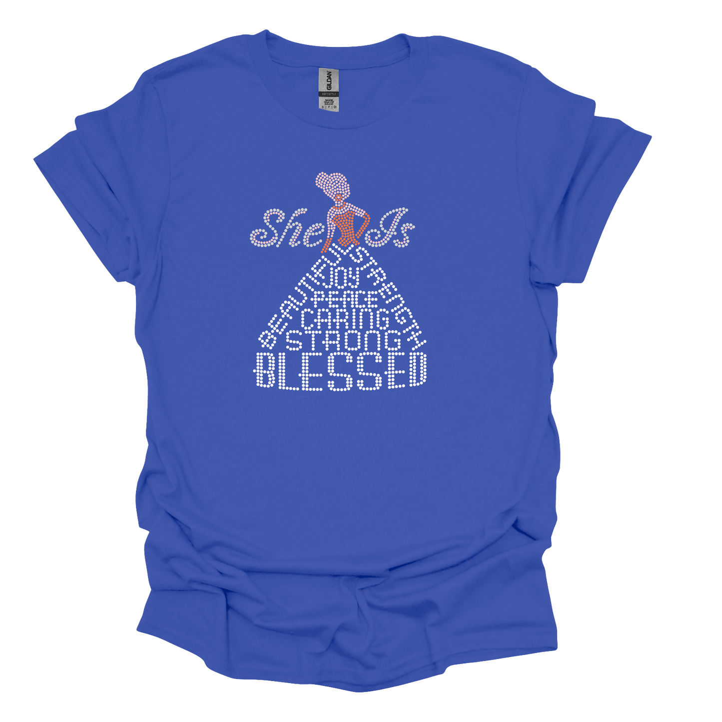 She Is Blessed Rhinestone T-Shirt