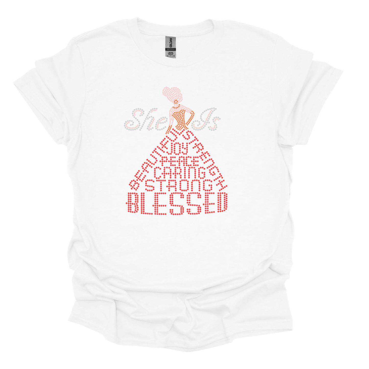 She Is Blessed Rhinestone T-Shirt