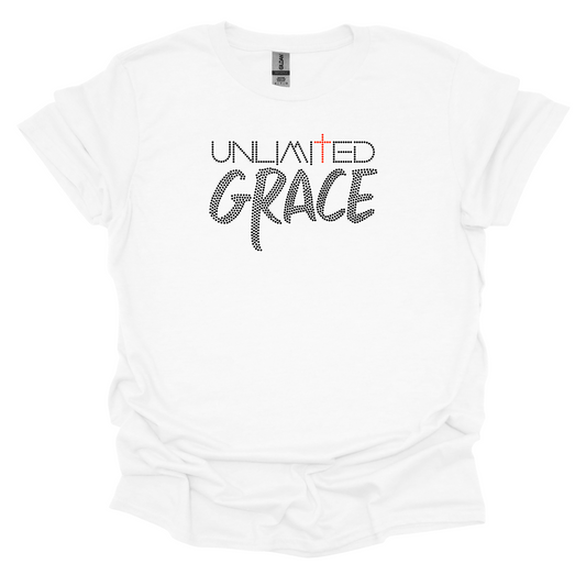 Unlimited Grace Rhinestone T-Shirt